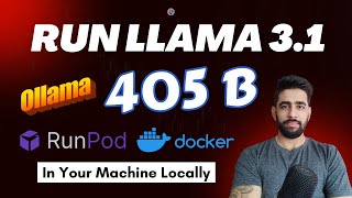 Run Llama 31 405B with Ollama on RunPod Local and Open Web UI [upl. by Assirim]