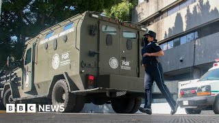 El Chapos son’s arrest sparks deadly riots in Mexican state – BBC News [upl. by Pirbhai346]