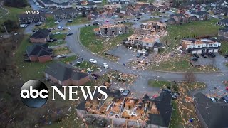 Over 70 dead with 22 tornadoes reported in South Midwest  ABC News [upl. by Annayad]