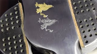 Gold Griffon inlay Tutorial [upl. by Hploda]