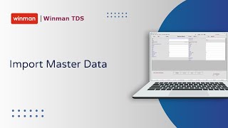 Import Master data from Previous year  Winman TDS [upl. by Asilef]