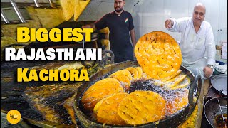 Worlds Biggest Chawannilal Ka Jumbo Size Kachora Bulk Making Rs 150 Only l Nasirabad Street Food [upl. by Kaufman503]