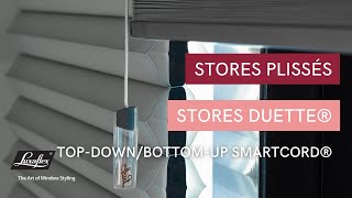 Stores Duette® Luxaflex® TopDownBottomUp avec SmartCord® [upl. by Hniht]