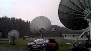 First Snow of 2013 in Upper Michigan [upl. by Htebasil]