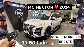 2024 MG Hector ❤️ Update 175L🔥 New Features 😍 Added mg hector [upl. by Anibas]