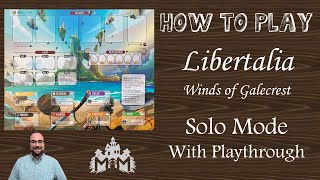 How to Play Libertalia Solo with Playthrough [upl. by Olenta]