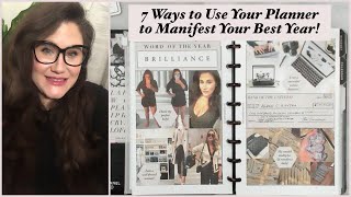 7 Ways to Use Your Planner to Manifest Your Best Year [upl. by Shyamal]