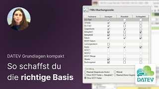 Die Buchungsmaske in DATEV KanzleiRechnungswesen  DATEV Grundlagen kompakt  Lernvideo [upl. by Gowon]