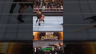 Jackknife Powerbomb wwe wrestling wwe2k24 kevinnash batista gunther wweraw wwesmackdown [upl. by Edgard]