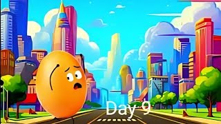 Egg Run Day1 To Day 15  English Number Learning  Rhyme English [upl. by Eloccin]