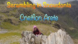 Cneifion Aretescrambling in Snowdonia [upl. by Sinned]