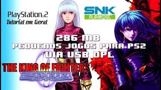 Pequenos jogos para PS2 via USB OPL  The King of Fighters 2000 [upl. by Anette496]