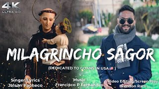 New konkani song 2024  Milagrincho Sagor  Dedicated to goans in USA 🇺🇸 by Jalson Pacheco [upl. by Edylc703]