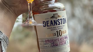 Deanston 10yo Bordeaux red wine cask finish review [upl. by Ketchan]