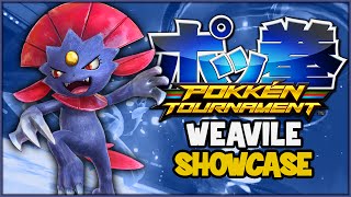 Pokken Tournament  Pokemon Showcase Weavile [upl. by Mountford]