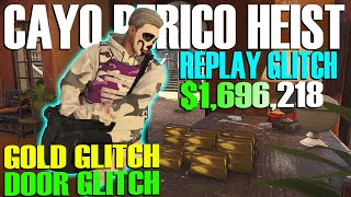 1696218 Cayo Perico Heist Replay Glitch Door Glitch GTA Online Update  SOLO Money Guide [upl. by Roana]