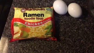 How to make Ramen Noodles with Egg [upl. by Ynomrah]