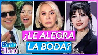 Laura Bozzo aconseja a Ángela Aguilar sobre Cazzu tras su boda con Nodal  El Gordo y La Flaca [upl. by Amersham45]