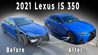 I BOUGHT A WRECKED 2021 LEXUS IS350 FROM COPART [upl. by Maloy]