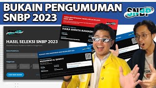 BUKAIN PENGUMUMAN SNBP 2023 3 TAHUN JUARA DISEKOLAH BERBUAH HASIL JUGA [upl. by Ternan]