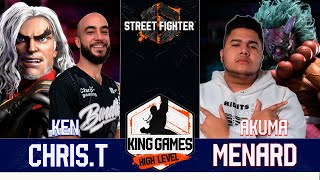 RANKED matches SF6 ▰ MENARD AKUMA VS CHRISTATARIAN KEN ▰ High Level Gameplay streetfighter6 [upl. by Teuton343]