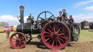 The wonderful old Steam engines leave the arena Weeting Steam Engine Rally 2023 [upl. by Phare]