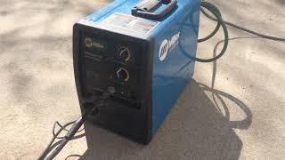 Miller Matic 135 110 Volt Wire Feed Welder [upl. by Jean]