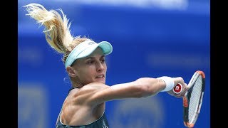 2017 Wuhan Open First Round  Lesia Tsurenko vs Carla Suarez Navarro  WTA Highlights [upl. by Kinny]