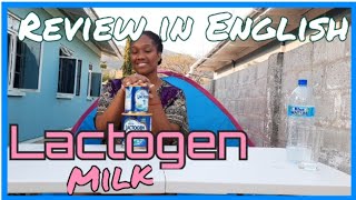 LACTOGEN BABY MILK PRODUCT REVIEW ENGLISH [upl. by Stelle]