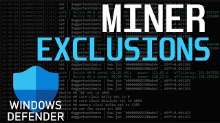 Windows Defender Miner Exclusion  Add Exclusions for Windows Defender in Windows 10 [upl. by Ikuy366]