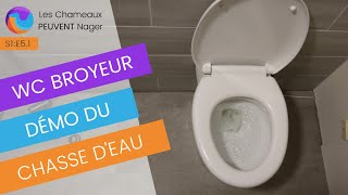 WC BROYEUR  DEMONSTRATION DU CHASSE DEAU  cycle court et cycle long S1 E51 [upl. by Youngran]