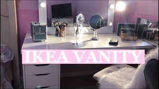 IKEA Vanity Desk  Alex DrawerLinnmon Table [upl. by Akirre]