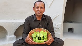 Stuffed Keema Karela Recipe  Keema Bharay Karelay  Stuffed Bitter Gourd  Village Food Secrets [upl. by Funda]