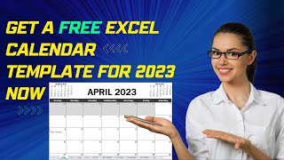 Get a Free Excel Calendar Template for 2023 Now [upl. by Frohne727]