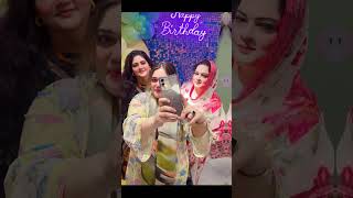 AMAL MUNEEB BIRTHDAY VIBES 🎂🎈 supportme aimankhan muneebbhutt pakistaniactress [upl. by Dibbell233]