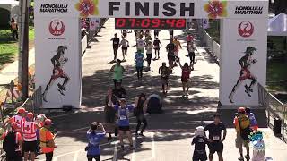 Honolulu Marathon 2023 Finish Line Live Feed 70000  80000 [upl. by Senzer]