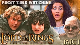 Lord of the Rings The Two Towers  First Time Watching Reaction  Extended Cut Part 1 of 2 [upl. by Lladnarc]