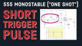 How to design and build a 555 monostable one shot timer that is not affected by trigger duration [upl. by Giustina]