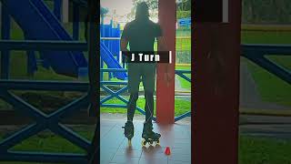 J Turn  Freestyle Slalom Skating Trick Training [upl. by Ralyt]