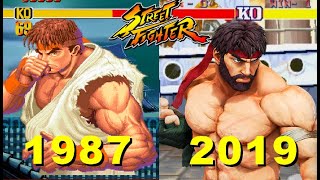 Evolution Of Street Fighter All Series Games 1987  2019 [upl. by Enelyt]