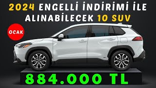 Engelli İndirimi Ötv Muafiyeti ile Alınabilecek 10 Suv [upl. by Haidabo]