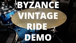 Byzance Vintage Series Ride Cymbals Morph Comparison [upl. by Peta698]