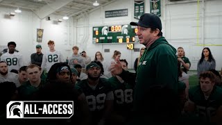 Spartans Begin Spring Practice  Spartans AllAccess [upl. by Eedrahs]