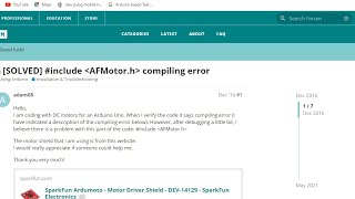 AFMotorh file or directory not found Error Solved  compiling error [upl. by Ecenaj]