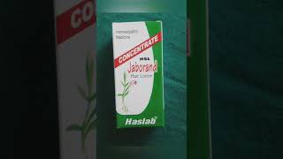 HOMOEOPATHIC HAIR LOTION  HASLAB JABORAND HAIR LOTION  HSL CONCENTRATE LOTION Shorts [upl. by Rivalee555]