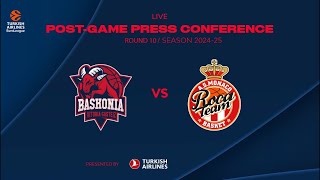 📹 Rueda de prensa postpartido Baskonia  AS Monaco EuroLeague R10 [upl. by Llenaej586]