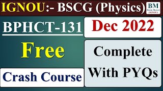 BPHCT 131 Crash Course Free  Complete With BPHCT 131 Previous Years Question  IGNOU Dec 2022 [upl. by Nivlen]