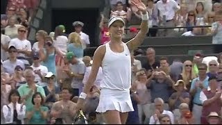 Eugenie Bouchard gets the win  Wimbledon 2014 [upl. by Viviene257]