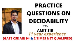 practice questions on decidability [upl. by Oer]