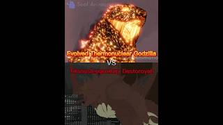 Evolved Thermonuclear Godzilla Vs LegendaryTitanus Destoroyah Final Battle Of Monsterverse [upl. by Nyrak]